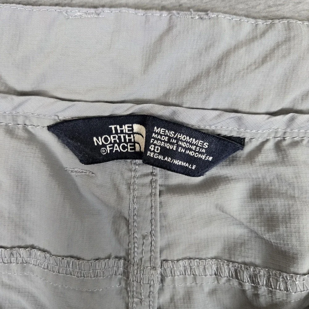 The‎ North Face Shorts Mens 40 Flashdry Hiking Outdoor Ripstop Pockets Gray EUC